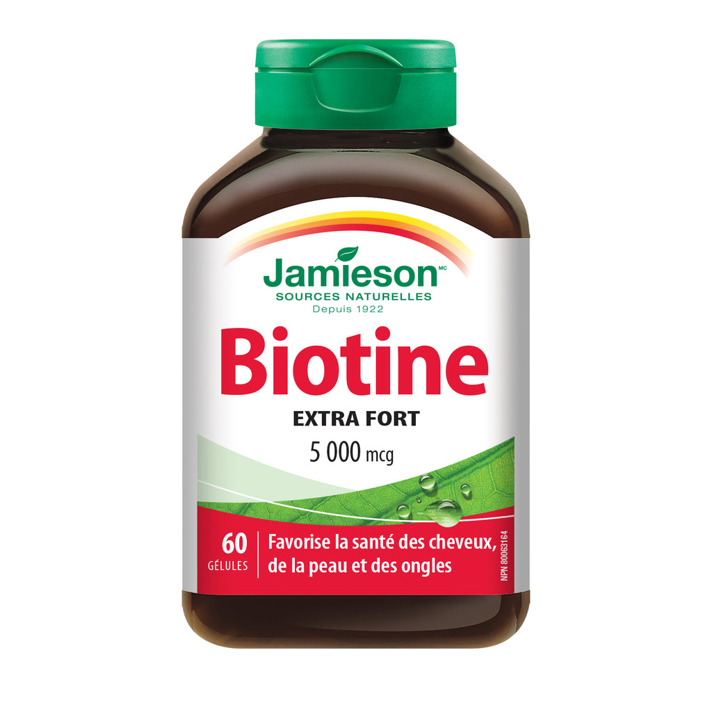Jamieson Biotin, 5000 mcg SoftGel Caps 60 - DrugSmart Pharmacy