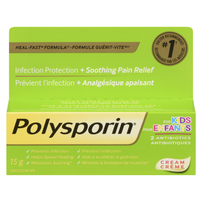 Polysporin Antibiotic Cream for Kids 15gm | DrugSmart Pharmacy