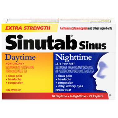Sinutab Sinus Day/Night - DrugSmart Pharmacy