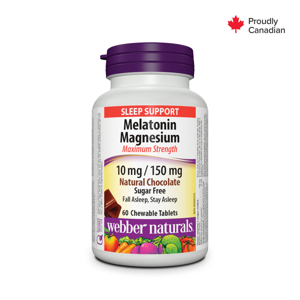 Webber Melatonin Magnesium Chocolate - DrugSmart Pharmacy